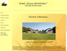 Tablet Screenshot of pension-stoertebeker.de